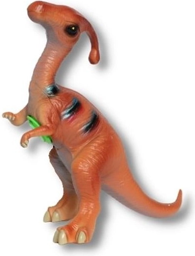Parasaurolophuse dinosauruse figuur heliefektidega