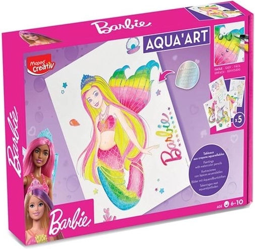 Creativ AquaArt watercolor pictures Barbie