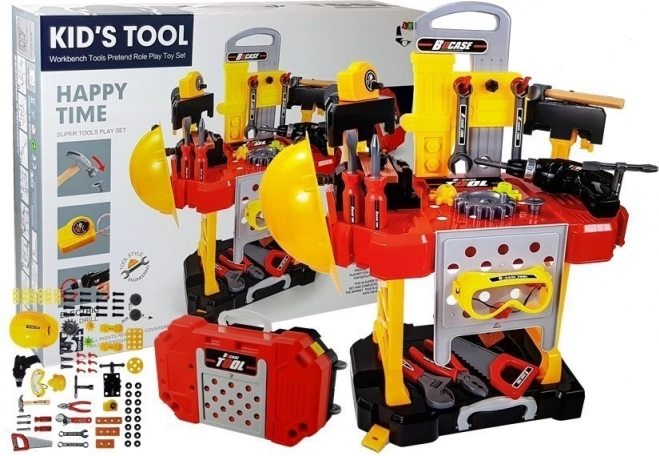 Children's Workshop 3-in-1 with Tools and Briefcase