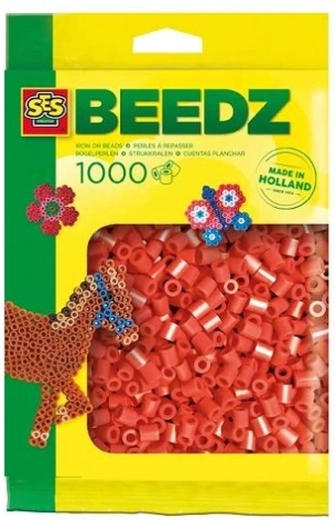 SES Creative Iron-on Beads Red 1000 pcs