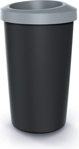 Compacta R Drop Trash Can 45 L Light Grey