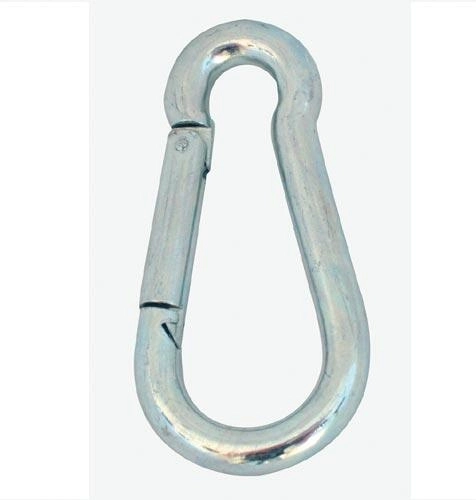 Terasest karabiin 80 × 8 mm, tsingitud (10 tk)