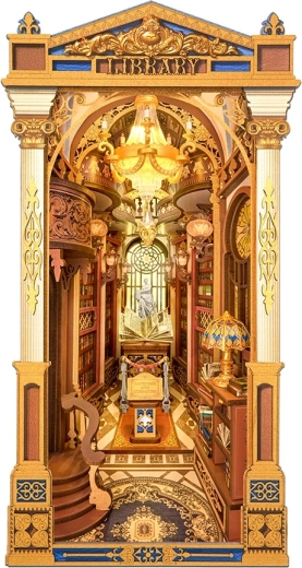 RoboTime raamatunurk Imede raamatukogu – DIY 3D pusle LED-iga