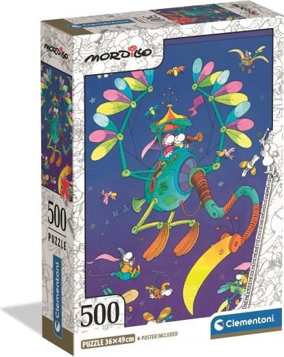Clementoni puzzle 500 pieces MORDILLO Flying Machine