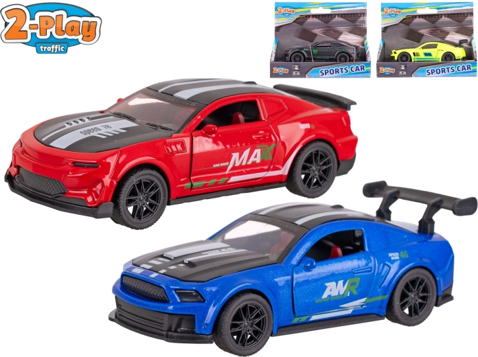 2-Play Traffic sports car with pull-back 11.5 cm