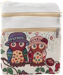 Õlakott öökulli motiiviga – 1 tk