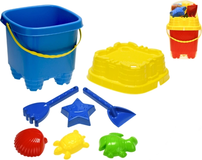 Sand set with molds 20 cm (4 pcs) for children from 10 months