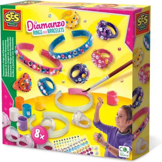 SES Creative Diamanzo Rings and Bracelets Creative Set