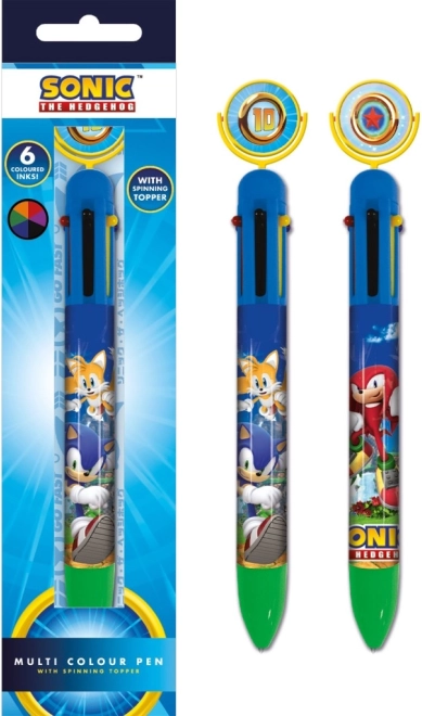 SONICu motiiviga pastakas, 6 värvi