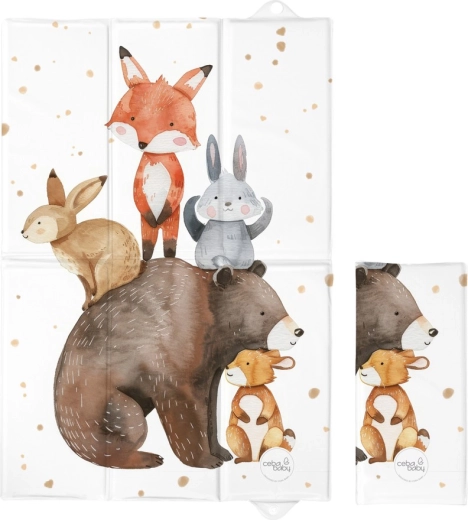 Ceba Baby reisiv mähkimisalus Basic Forest Friends 60 × 40 cm