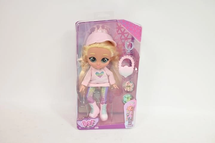 TMT Cry Babies interactive crying doll, pink-blue
