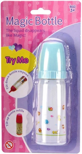 Maagiline beebipudel nukule kaduma kippuva piimaga 14,5 cm - 1 tk