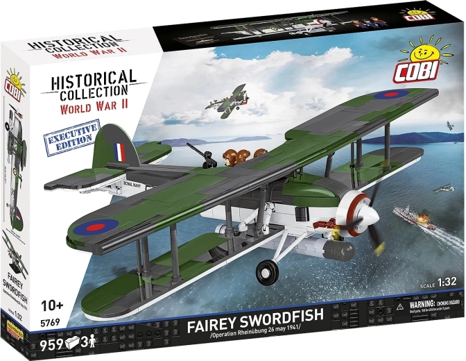 COBI ehituskomplekt Fairey Swordfish Executive Edition – 959 osa