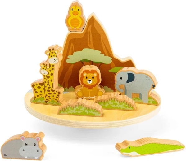 Bigjigs Toys puidust džungli tasakaalumäng