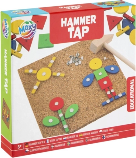 Korkist haamerdamistahvel geomeetriliste kujunditega