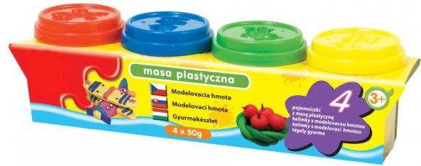 Voolimismass – komplekt 4 topsiga (4 värvi)