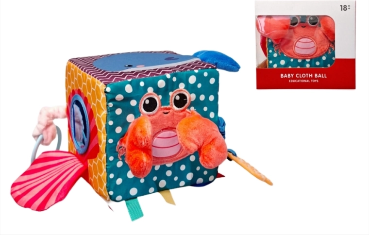 Sensory Cube for Toddlers with Animals