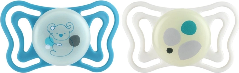 Chicco lutid Physioforma light silikoonist ortodontilised neutral 16–36 k, 2 tk