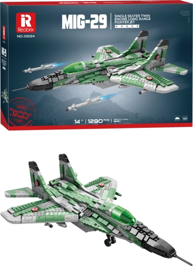 MiG-29 hävitaja ehituskomplekt (1290 osa)