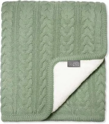 Vinter & Bloom kahtepidi tekk karvase voodriga Cuddly Basil Green
