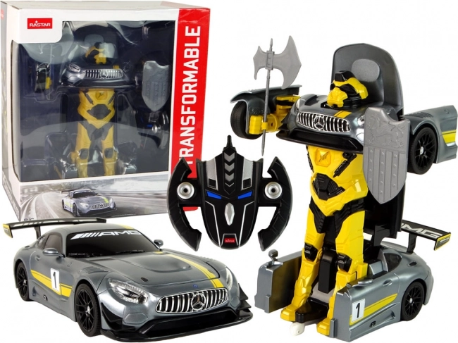 RC-auto RASTAR Mercedes-AMG GT3 transformeeruv robot 1:14