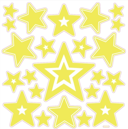 Glow-in-the-dark 3D Wall Stickers – Stars