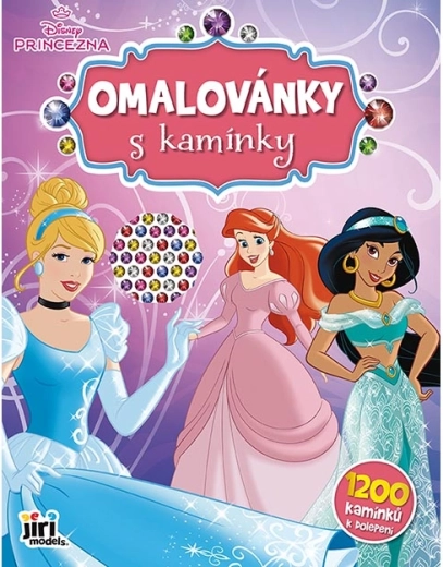 Disney printsesside kividega värvimisraamat - 1 tk