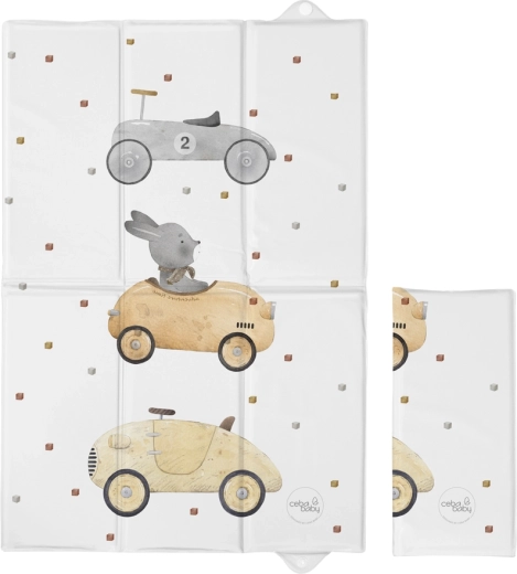 Ceba Baby reisiperevahetusmatt Basic Bunny Driver 60 × 40 cm