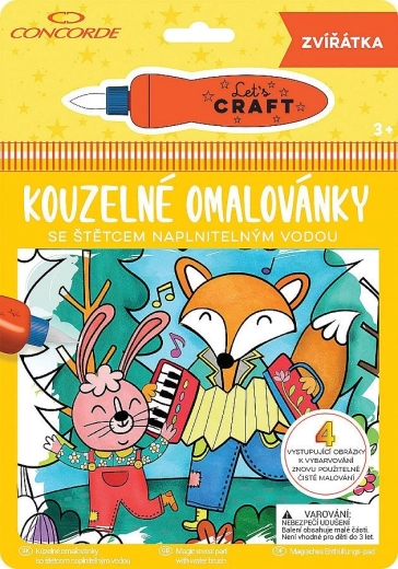 Võluvärviraamat CONCORDE – loomakesed