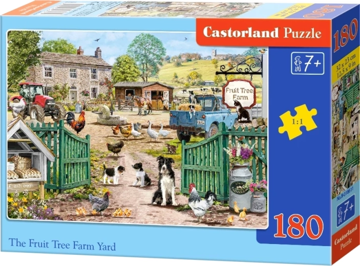 Castorland puzzle Farm with an Orchard, 180 Pieces