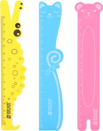Loomakujuline joonlaud 15 cm