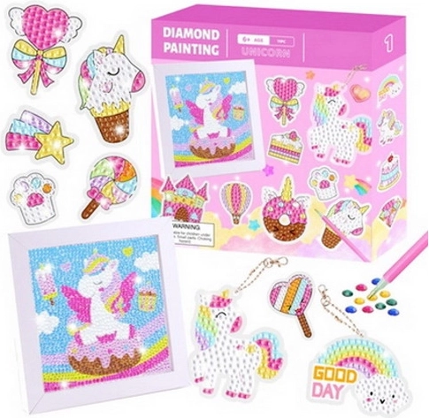 DIY Creative Set – Diamond Painting with Frame and Accessories