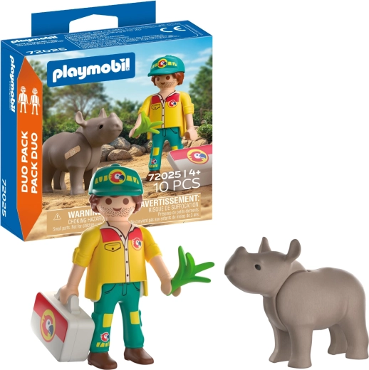 Playmobil Duo Pack – hooldaja ninasarvikuga ja tarvikudega