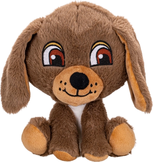 Plush Sitting Dog 20 cm