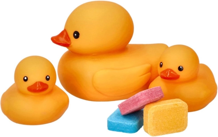Colorful Bath with Ducks