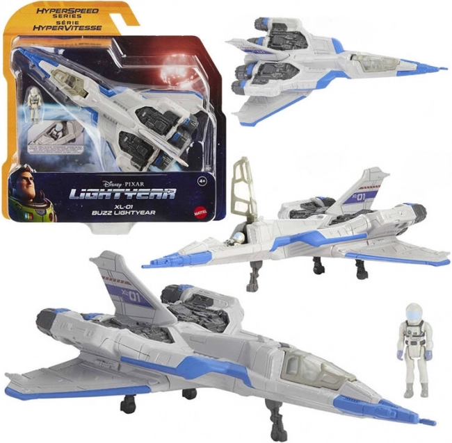 Mattel Buzz Lightyear Hyperspeed Space Ship with Figure – XL-01