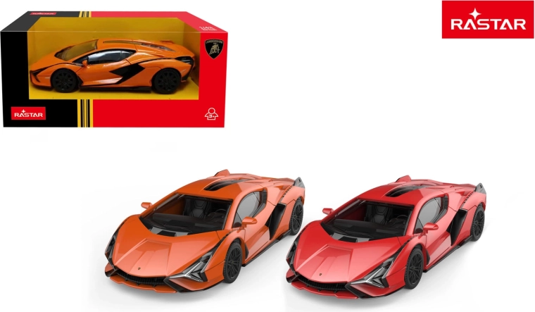 Metallist mänguauto Lamborghini Sián 1:43 Rastar oranž - 1 tk