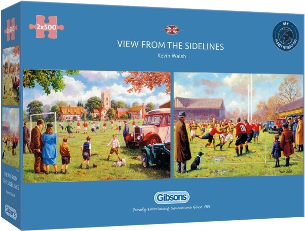 Gibsons Puzzle View from the Sidelines 2x500 Pieces