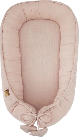 EKO musliinist beebipesa Powder Pink 90 × 60 cm