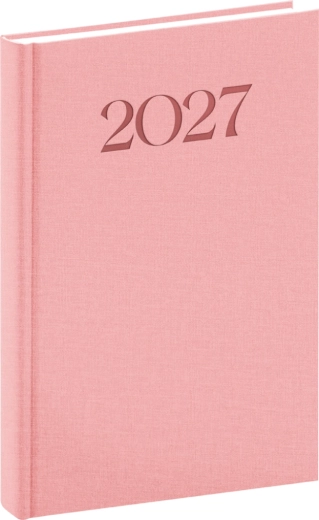 Notique Biella päevik 2027 roosa 15 × 21 cm