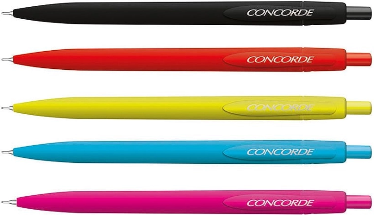 Pastapliiats Concorde Drupy, assortii värvid, eriti peen sinine tinditäide 0,6 mm