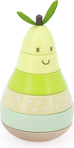Vilac wooden stacking tower with surprise pear