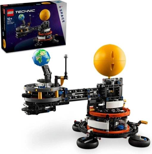 Lego Technic planeet Maa ja Kuu orbiidil