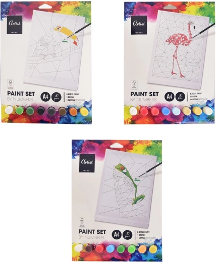 Kreatiivne värvimine numbrite järgi (10 pilti)
