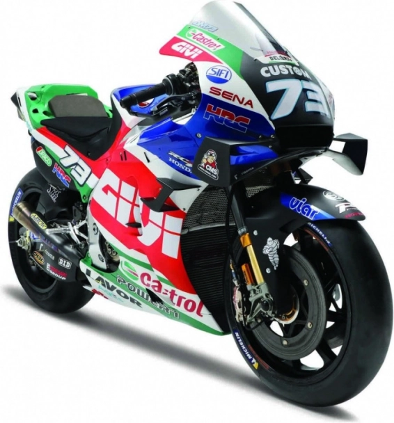 GP Racing LCR Honda mootorratta metallmudel 1:18