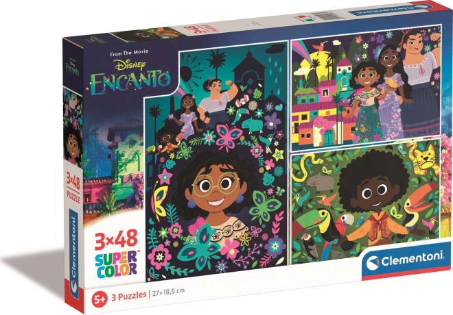 Pusle CLEMENTONI Disney Encanto 3×48 tükki