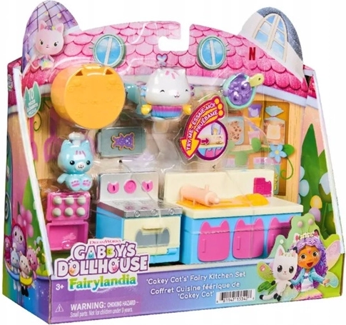 Spin Master Gabby’s Dollhouse võlukomplekt köögile ja vannitoale