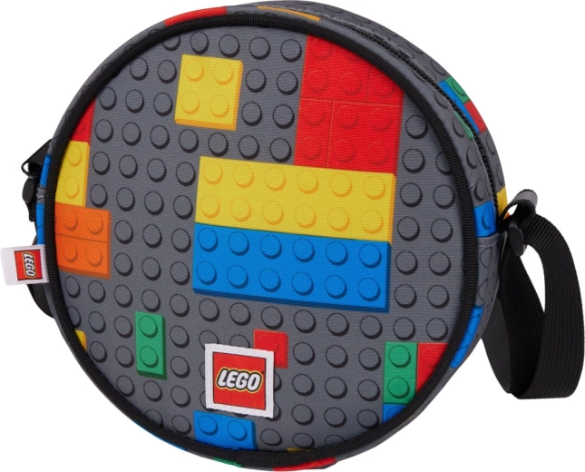 LEGO Colorful Bricks round crossbody bag