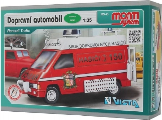 Monti System MS 45 veokauto – liimita mudelikomplekt