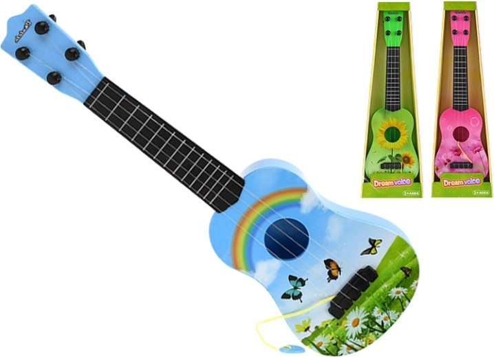 Kids' ukulele guitar 48 cm – colorful toy for little musicians